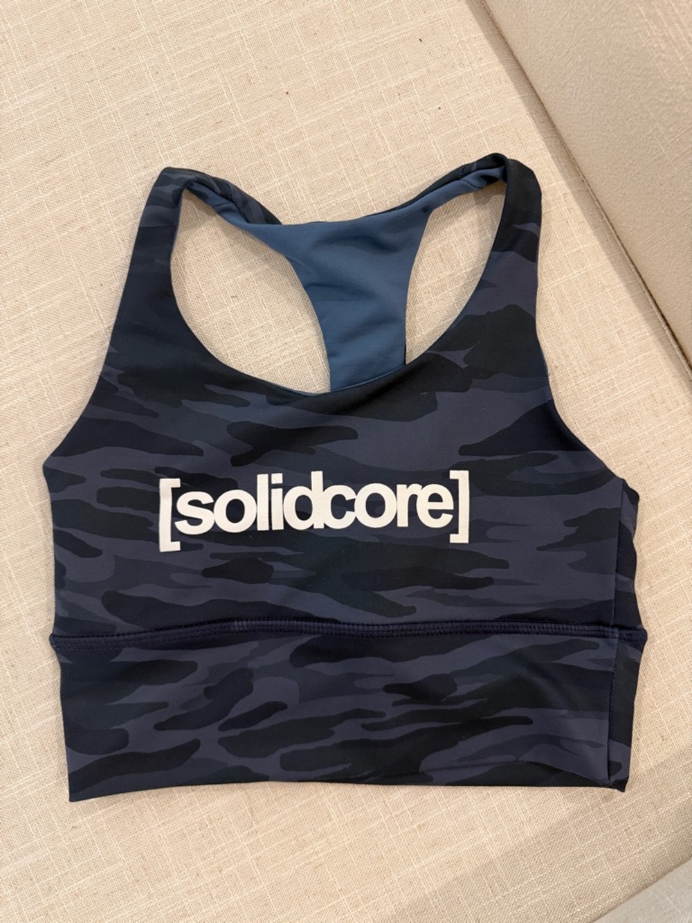 [Solidcore] Sports Bra in Blue Camo